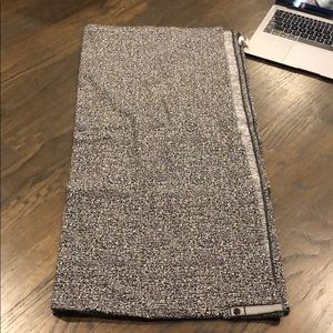 Grey and black lulu adjustable scarf